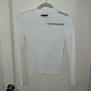 Zara white top S